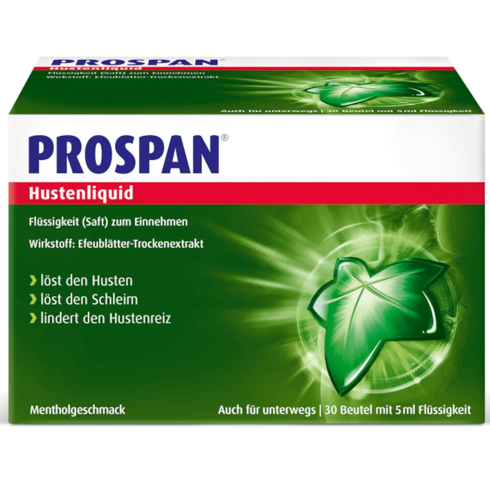 ENGELHARD ARZNEIMITTEL GMBH & CO.KG PROSPAN Hustenliquid Beutel Portionsbeutel 30X5 ml PZN 01007470