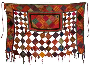 antik orient islamic nomaden Hochzeit Kamelschmuck wandbehang Uzbekistan 19 Jh H - Picture 1 of 5