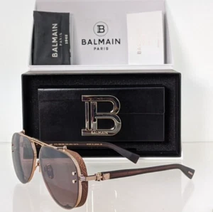 Authentic Balmain Sunglasses CAPITAINE BPS 125E Rose Brown Japan Frame - Imagen 1 de 8