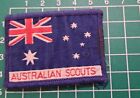Australia Scout Flag Uniform Badge - used glue on back