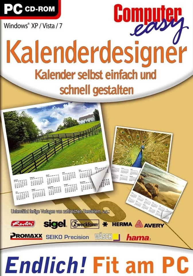 UIG - Computer easy - Kalenderdesigner - PC - Software - Neu / OVP - Bild 1 von 1