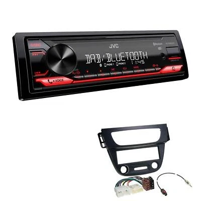 JVC Digital Autoradio Bluetooth DAB+ für Renault Megane III 2008-2014 schwarz - Bild 1 von 4