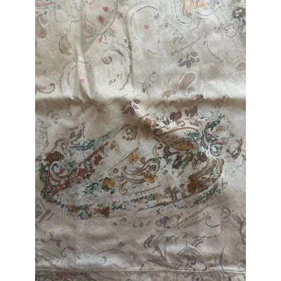 Ralph Lauren Home Verdonnet Paisley King Pillow Sham Cotton Sateen beige brown  - Image 1 of 4