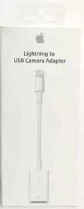 Apple - Lightning-to-USB Camera Adapter - White MD821ZM/A - Picture 1 of 2