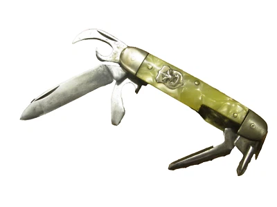 VNTG. 1950 ИМПЕРСКИЙ ОФИЦИАЛЬНЫЙ БОЙСКАУТ 5 ЛЕЗВИЕ КАРМАННЫЙ НОЖ w ARTL. PEARL SC - Изображение 1 из 4