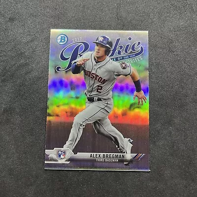 2017 Bowman Chrome ROY Favorites Alex Bregman #ROYF-3 Rookie RC - Image 1 of 2