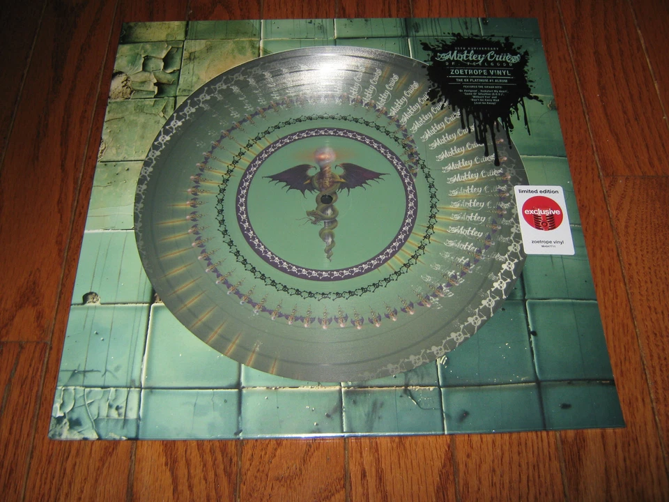 MOTLEY CRUE-Dr. Feelgood Limited 35th Anniversary Zoetrope LP SEALED! - Image 1 of 2