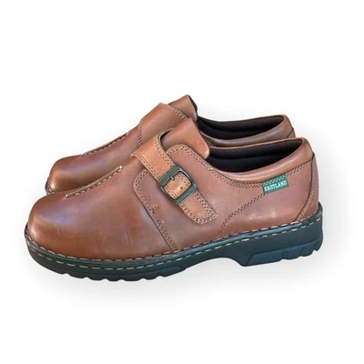 Zapato Eastland Syracuse Grueso Academia Hebilla Correa Mujer 12W Cuero Comodidad Foto 1 de 4