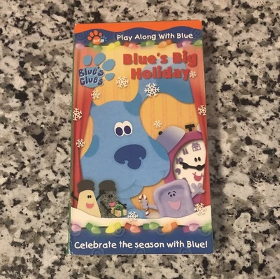 Blue’s Clues: Blue’s Big Holiday (VHS) Very Clean Tape! Free Shipping! - Image 1 of 4