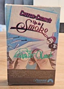 Dual Signed Sealed Cheech n Chong's 1980 Up In Smoke Paramount Video Betamax COA - Picture 1 of 7