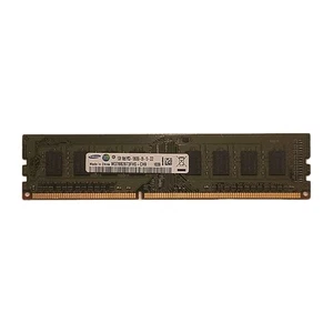 1GB DDR3 Samsung Desktop Memory 1Rx8 PC3-10600U-09-10-A0 Non-ECC - Picture 1 of 2
