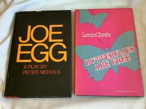 2 HC 1960s Plays: Joe Egg (Nichols) & Butterflies Are Free (Gershe) - Picture 1 of 13