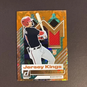 2025 Donruss Dylan Crews Jersey Kings RC Orange Ice Rookie #JK-DC - Picture 1 of 4