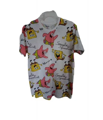 Bob Esponja Pantalones Cuadrados Nickleodian Mujer Camiseta Túnica Talla Mediana (M) Patrick Foto 1 de 4