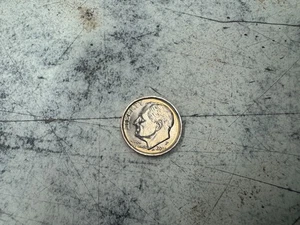2019 DIME P ERROR SMOOTH EDGE RAISED RIM HALF COPPER THICK MIS STRIKE - Picture 1 of 8