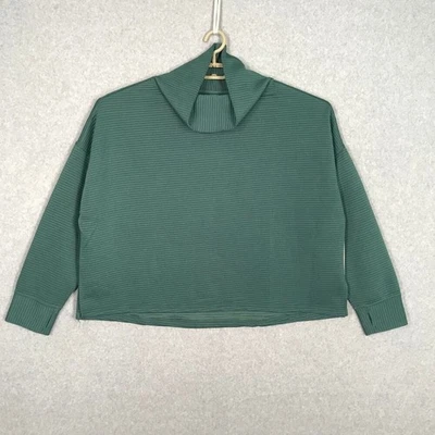 Sudadera Pullover Capucha Danskin Ridge XL Acanalada Gran Tamaño Cuadrada Cómoda Salón Foto 1 de 4