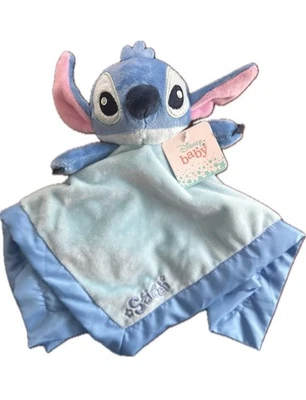 Manta de seguridad para bebé Disney puntada infantil Lovey niños niñas azul NUEVA NUEVA CON ETIQUETAS Foto 1 de 2