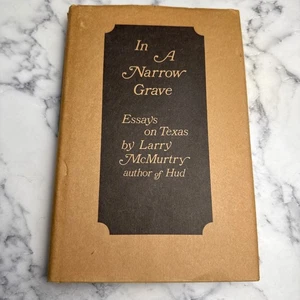 McMurtry Narrow Grave 1968 B Encino Press DJ Texana - Picture 1 of 12