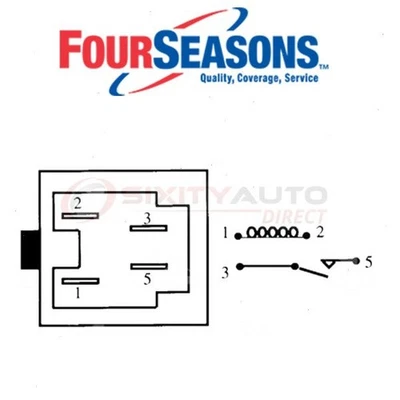 Four Seasons AC Compressor Control Relay for 1987-1990 Nissan Pathfinder - mw - Image 1 of 4