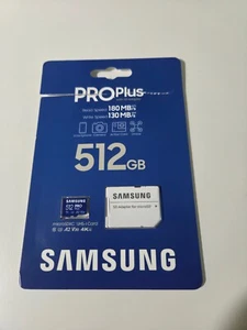 Samsung 512GB PRO Plus microSDXC Memory Card with SD Adapter - Photo 1 sur 5