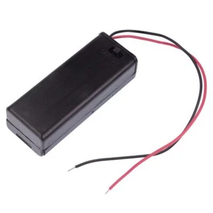AA x 1 Enclosed Battery Holder Flying Leads - Picture 1 of 1