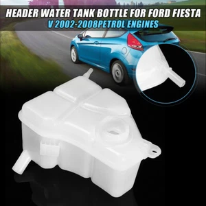 Radiator Coolant Expansion Header Tank For Ford Fiesta 2002-2008 Petrol Engines - Picture 1 of 8