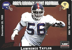 1993 ABC's Monday Night Trading Card Football NFL Lawrence Taylor (LB) Card 67 - Picture 1 of 2