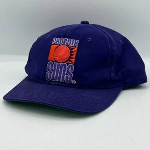 Gorra de colección NBA Phoenix Suns púrpura a presión sombrero logotipo años 80 años 90 "E" joven y joven - Imagen 1 de 7