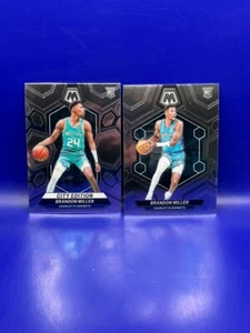 2023-24 Panini Mosaic RC Brandon Miller #202 Base plus City Edition Base #277 - Picture 1 of 2