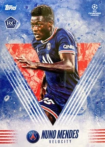 ➠ Topps Alphonso Davies Curated Set #46 Velocity | Nuno Mendes - Paris (Rookie) - Bild 1 von 1