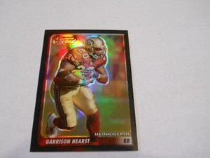 GARRISON HEARST 153/500 REFRACTOR SAN FRANCISCO 49ERS 2003 BOWMAN CHROME