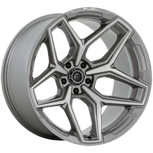 22x12 -44 Fuel 1PC Flux 5x5.0 Platinum Wheels (Set of 4) - Picture 1 of 3