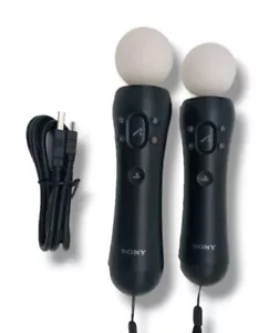 ⚡PS3 Move Controller Playstation 3 Motion Controller 2 Stück Sony Ps3 Ps4 +USB⚡ - Bild 1 von 8