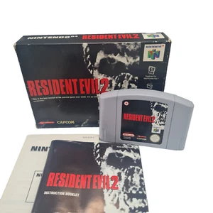 Resident Evil 2 Nintendo 64 N64 Boxed w Manual Survival Horror - Picture 1 of 11