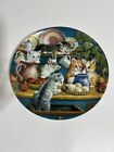 Little Rascals Kitchen Capers Collector Plate Cat Kitten Jurgen Scholz Yarn