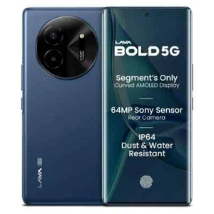Lava Bold 5G (blau, 8GB RAM, 128GB) Dimensity 6300 Prozessor Global Version. - Bild 1 von 7