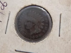 1906 INDIAN HEAD ONE CENT PENNY - Picture 1 of 3