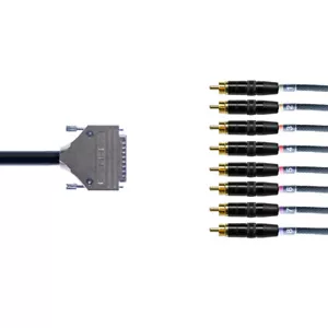 Mogami 2932 Telaio Multicore D-Sub | Phono da DB25 a Neutrik RCA | 8 vie | 1 metro - Foto 1 di 8