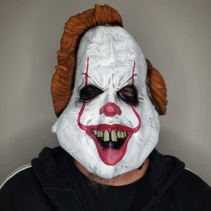Rubie's -Pennywise Maschera 3/4 Adulto It Film Horror Clown - Foto 1 di 8