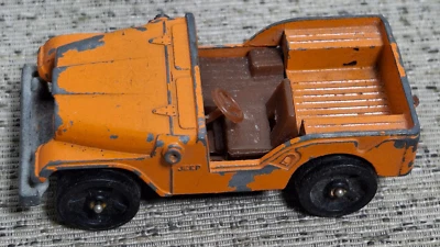 Vintage Corgi Junior Whizzwheels 1/64 Orange Willys Diecast Car Great Britain - Image 1 of 4