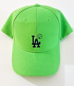 LOS ANGELES LA DODGERS Green Saint St. Patrick's Irish Clover Baseball Hat Cap ☘ - Picture 1 of 8