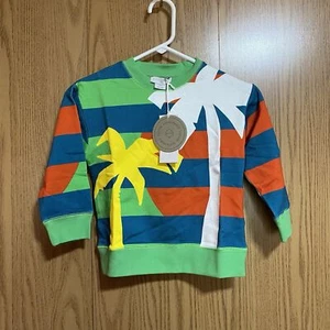 NWT Stella McCartney Girl’s 6 Palm Tree Sweatshirt - Picture 1 of 5
