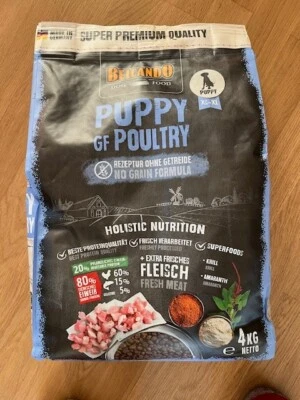 Belcando Welpennahrung, Puppy XS-XL, Puppy GF Poultry, ohne Getreide, 4 kg - Bild 1 von 2