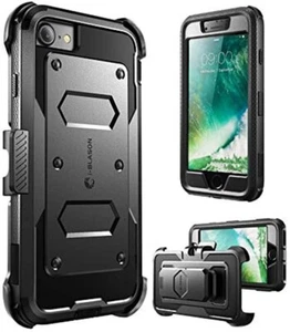 i-Blason Armorbox with Screen Case Cover For iPhone SE 2nd Gen 2020 iPhone 8 7 - Photo 1 sur 34