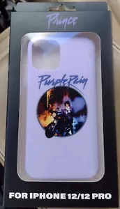 iPhone 12/12 Pro Hülle Lila Regen PRINCE Estate offiziell zugelassene Handyhülle - Bild 1 von 3