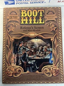 BOOT HILL REFEREE'S SCREEN & MINI Modul TSR Gamemaster Adventure TSR - Bild 1 von 3