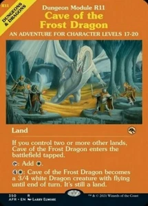 MTG - (Showcase) CAVE OF THE FROST DRAGON - Adventures (R) - Foto 1 di 1