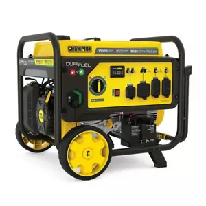 Champion RV Portable Generator Dual Fuel 8500 Watt 120 Volt 201037 - Picture 1 of 1