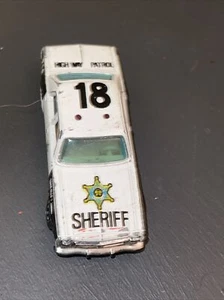 Vintage Yatming 1031 Dodge Monaco Sheriff #18 Highway Patrol Police 1/64 Diecast - Picture 1 of 4