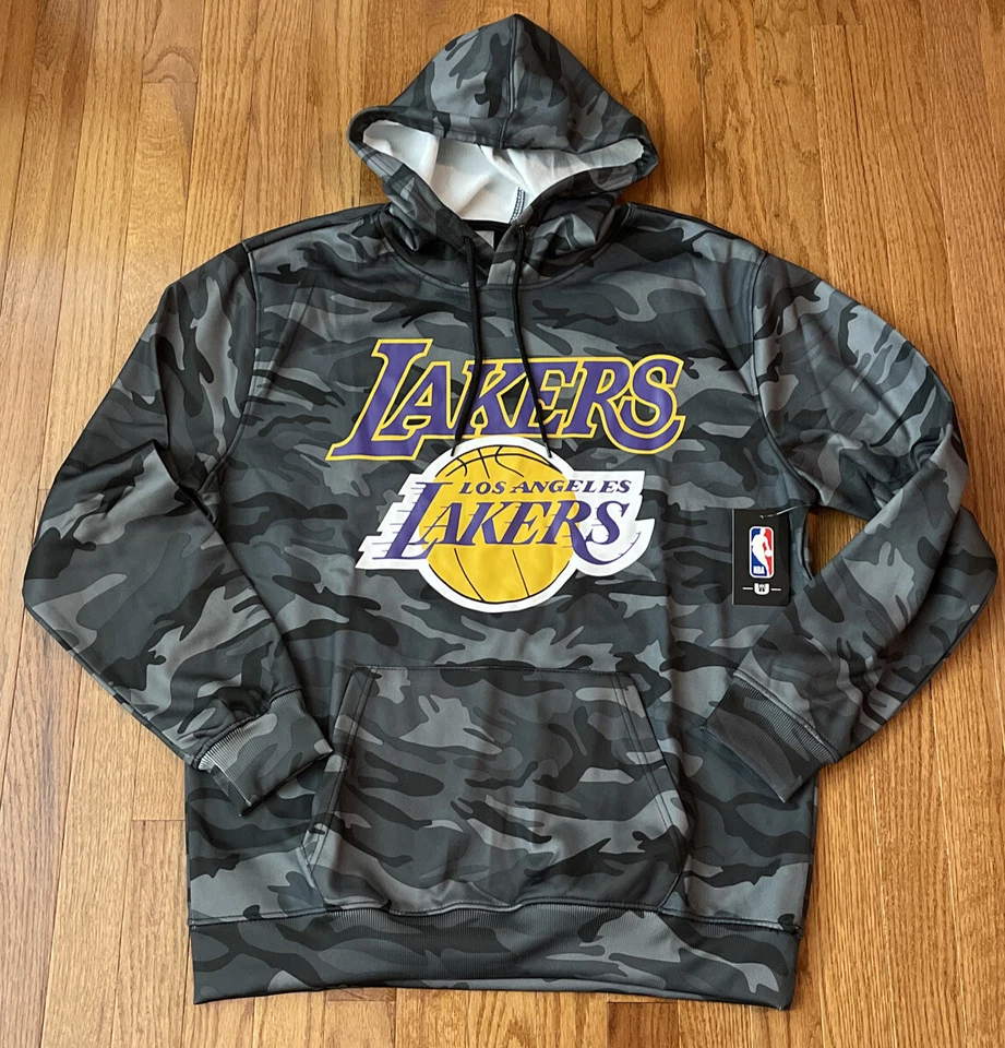 Sudadera con capucha grande de rendimiento camuflaje urbano UNK Los Angeles Lakers para hombre nueva con etiquetas $75 Foto 1 de 1